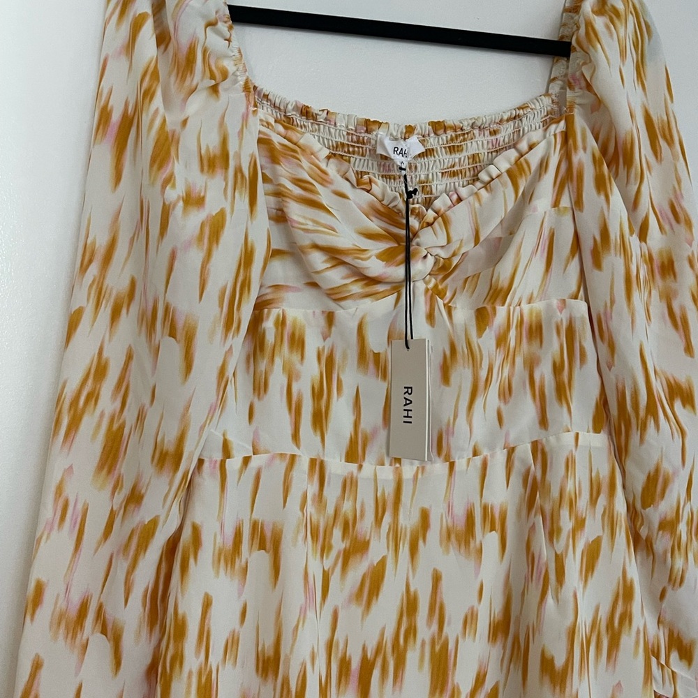 RAHI Women's Mini Dress - White and Gold